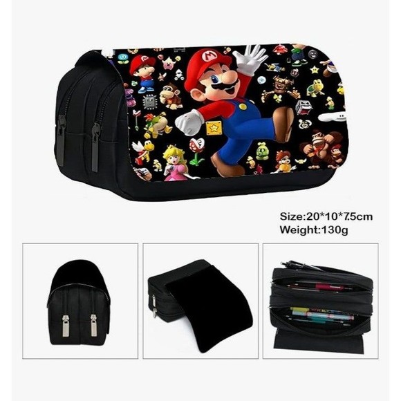 Nintendo Mario Pencil Carrying Case Bag - Picture 1 of 12